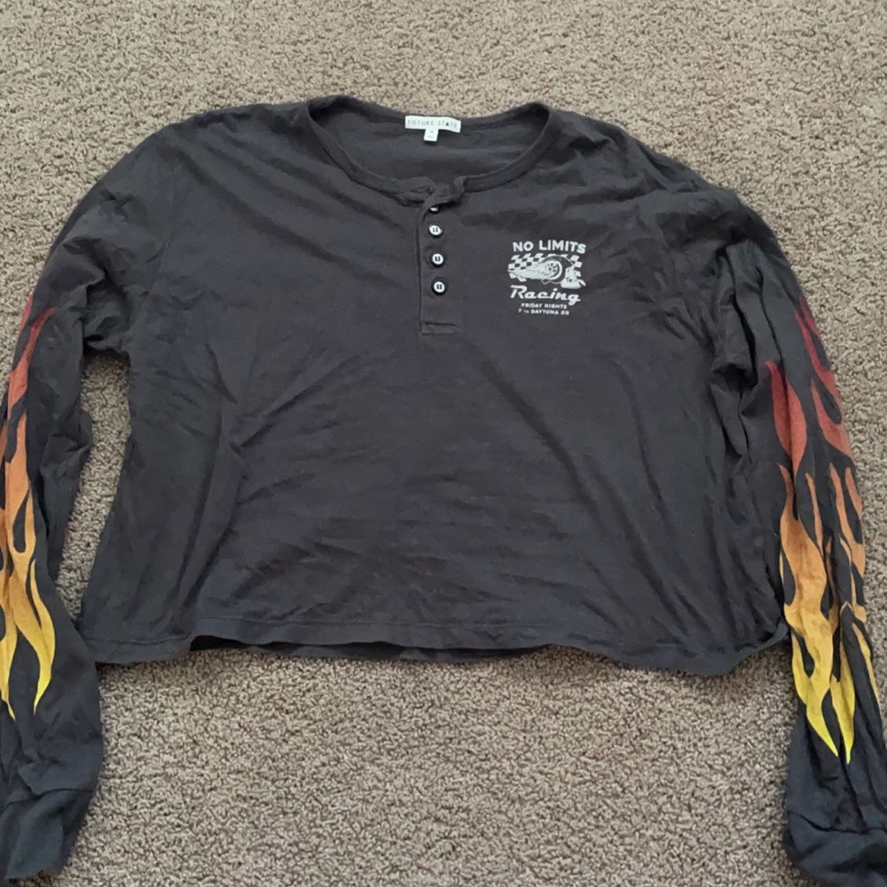 urban flame long sleeve top